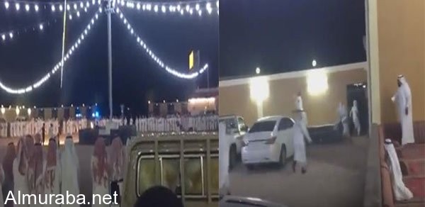 “فيديو” شاهد لحظة فرار مطلقي أعيرة نارية في إحدى المناسبات من الدوريات الأمنية