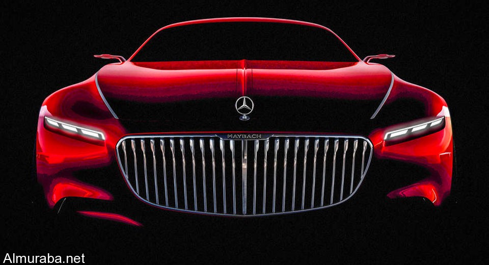 "صورة تشويقية" لمرسيدس مايباخ 6 المستقبلية تكشف عن مقدمة بالغة الاناقة Mercedes-Maybach 5