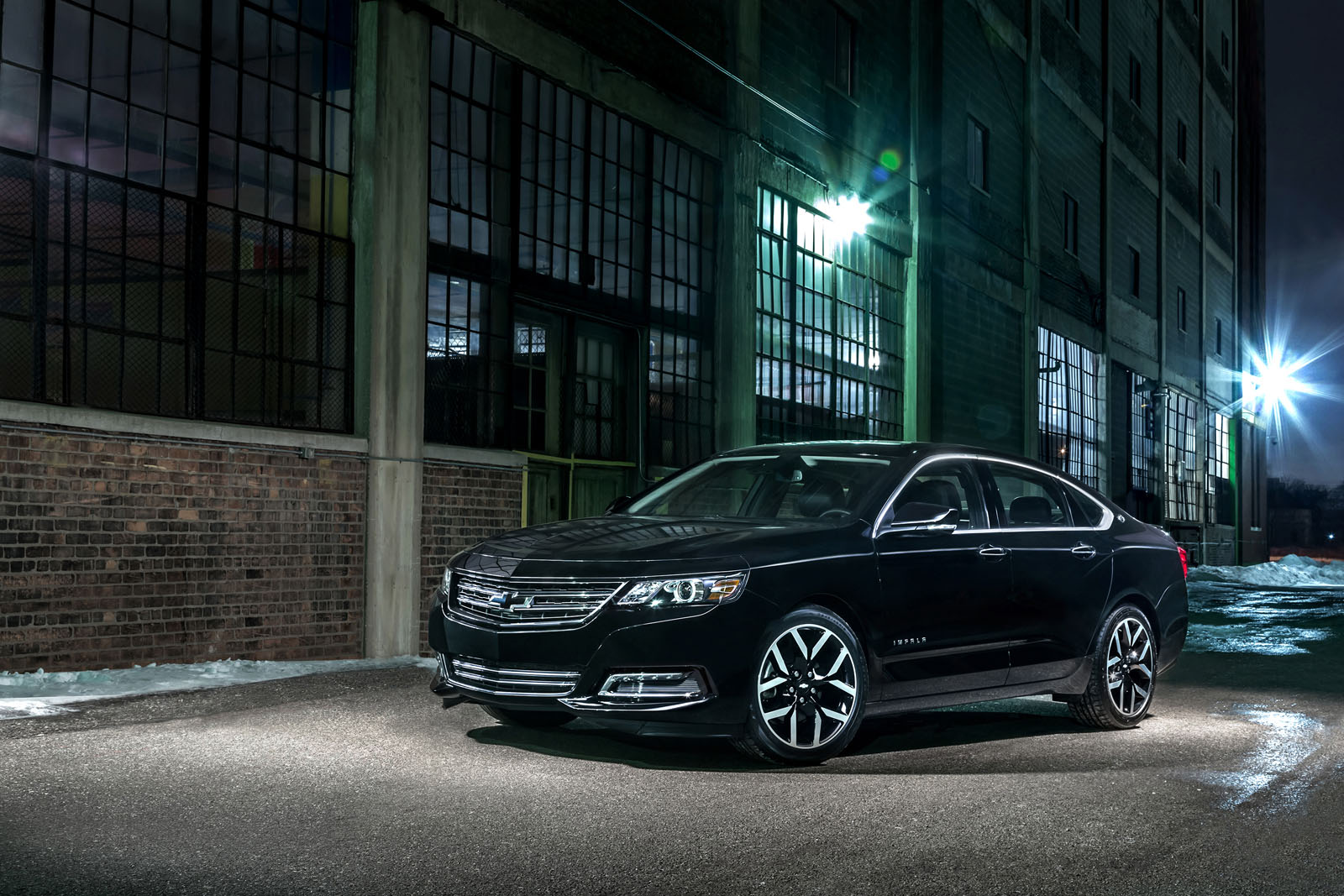 The Chevrolet Impala Midnight Edition, based on a concept shown at the 2014 SEMA Show in Las Vegas, is outfitted to give the full-size sedan a more dramatic, sinister look, and will arrive in dealerships early this summer.