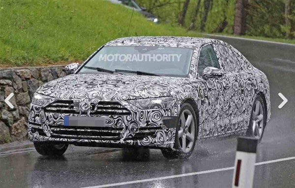 “فيديو وصور تجسسية” للقادمة أودي A8 موديل 2018 أثناء اختبارها بألمانيا Audi