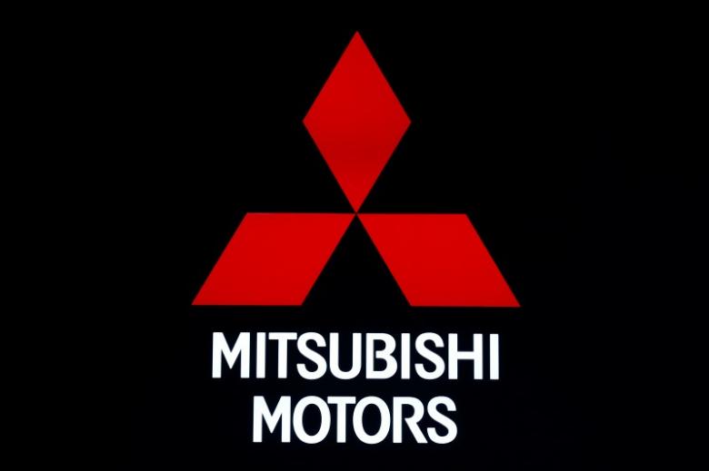 A Mitsubishi Motors logo is seen on media day at the Paris auto show, in Paris, France, September 29, 2016. REUTERS/Benoit Tessier