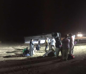 50 معتمراً يتعرضون لحادث سير في "الحوميات" أثناء توجههم إلى مكة المكرمة 1