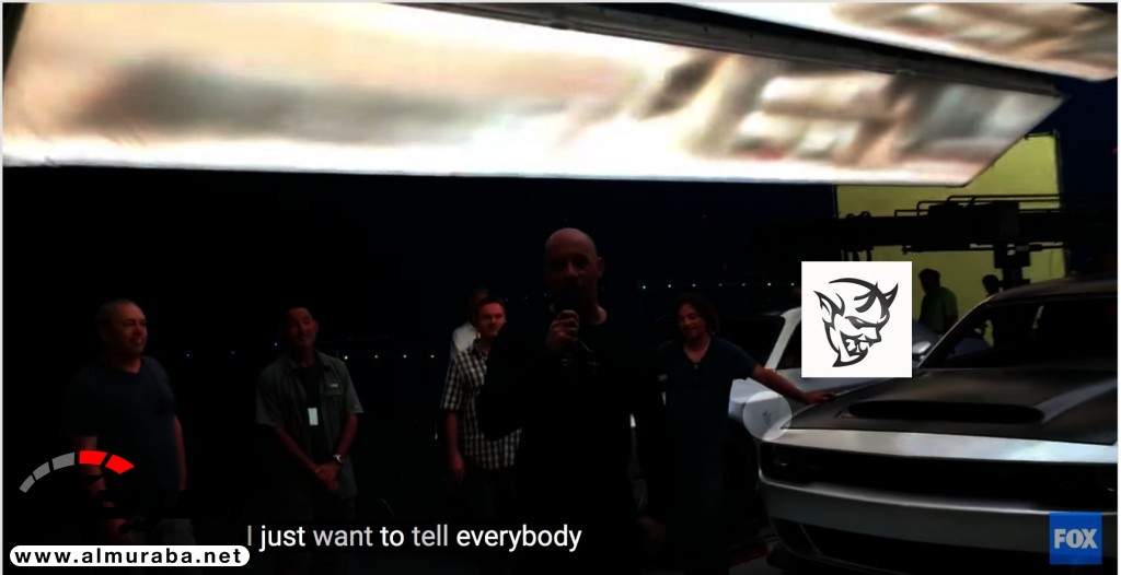 "دودج" تشالنجر SRT ديمون 2018 تشارك في فيلم فاست & فيوريس 8 Dodge 3