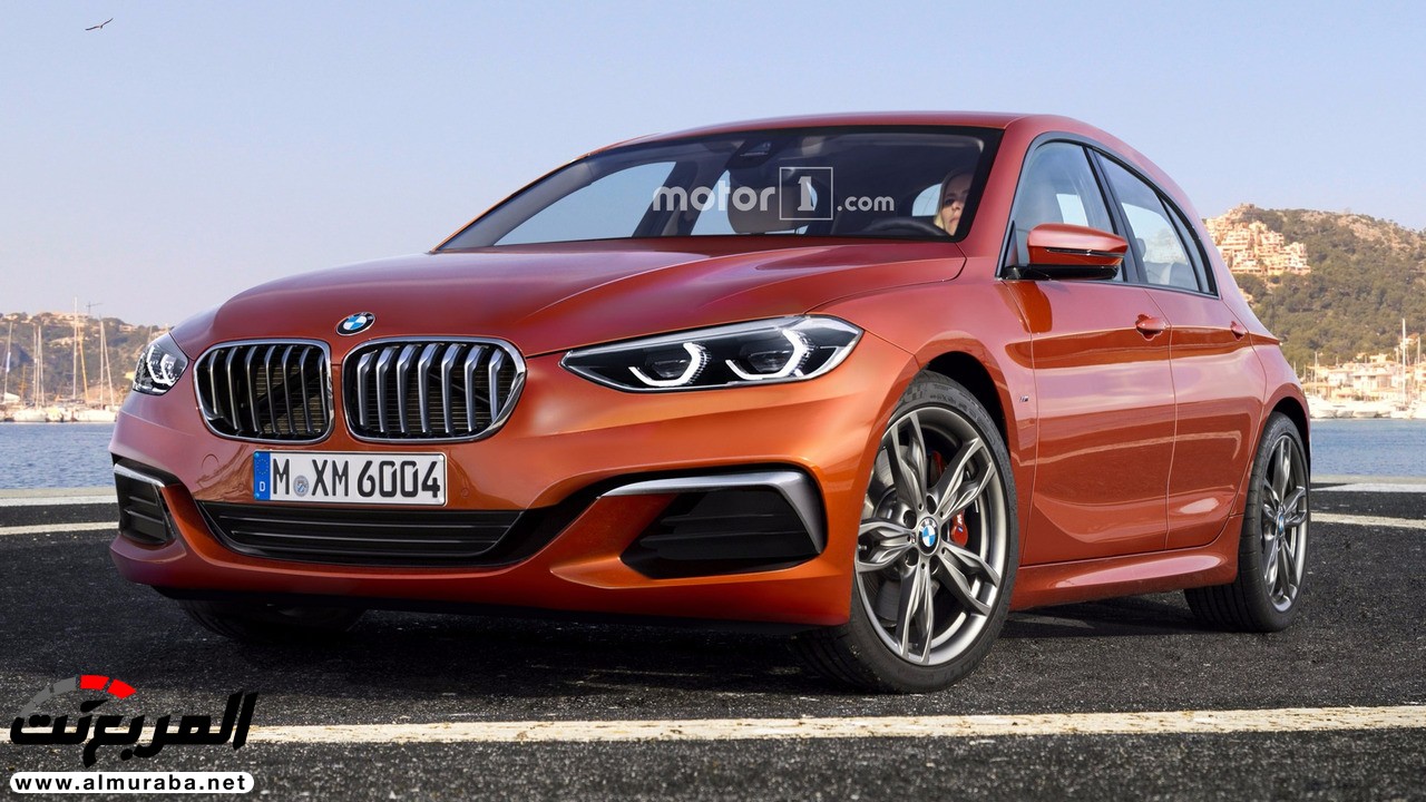 "صورة افتراضية" لهاتشباك "بي إم دبليو" الفئة الأولى 2019 بنظام دفع أمامي BMW 1-Series 3