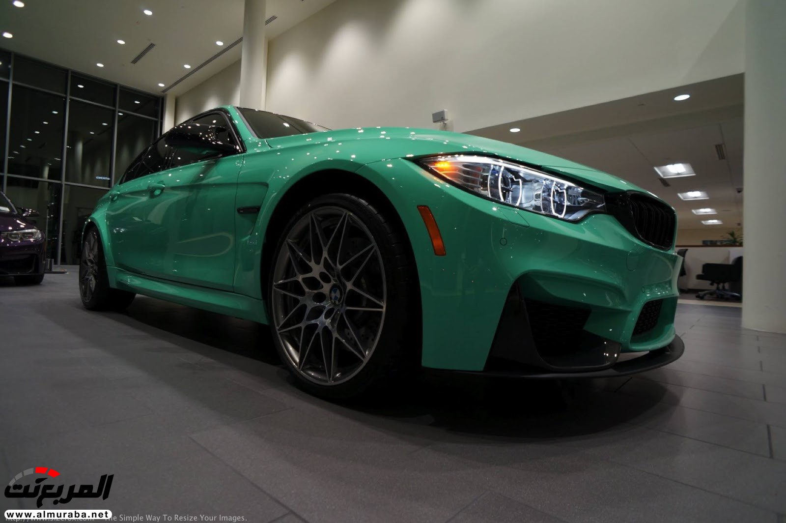 "بالصور" شاهد "بي إم دبليو" F80 M3 الخاصة بطلاء النعناع الأخضر BMW 113