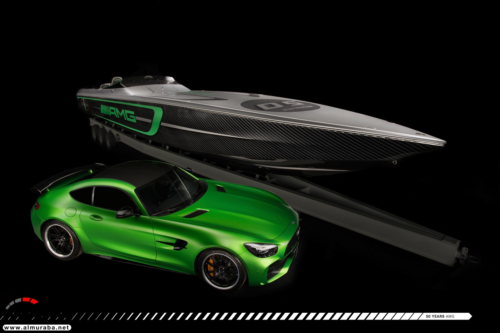 الكشف عن قارب فاخر مستوحى من عالية الأداء "مرسيدس إيه إم جي" GT R 3