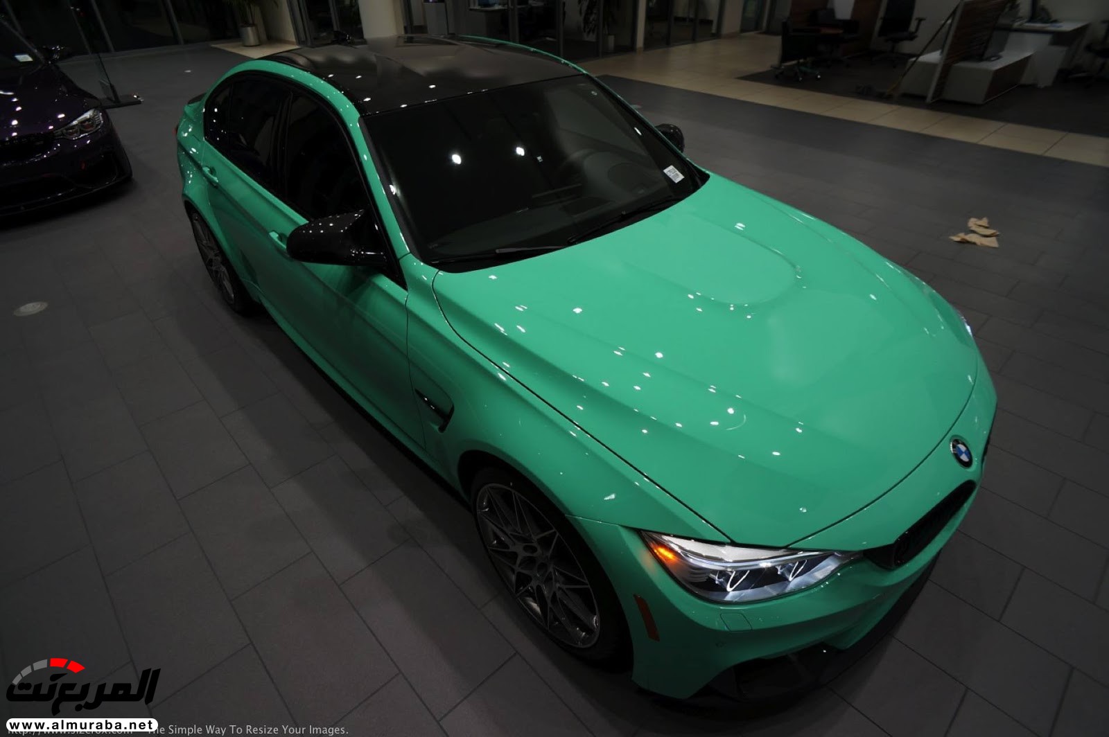 "بالصور" شاهد "بي إم دبليو" F80 M3 الخاصة بطلاء النعناع الأخضر BMW 114