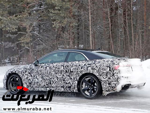 "صور تجسسية" أثناء إجراء الاختبارات الشتوية على الجيل القادم من "أودي" Audi 2018 RS5 6