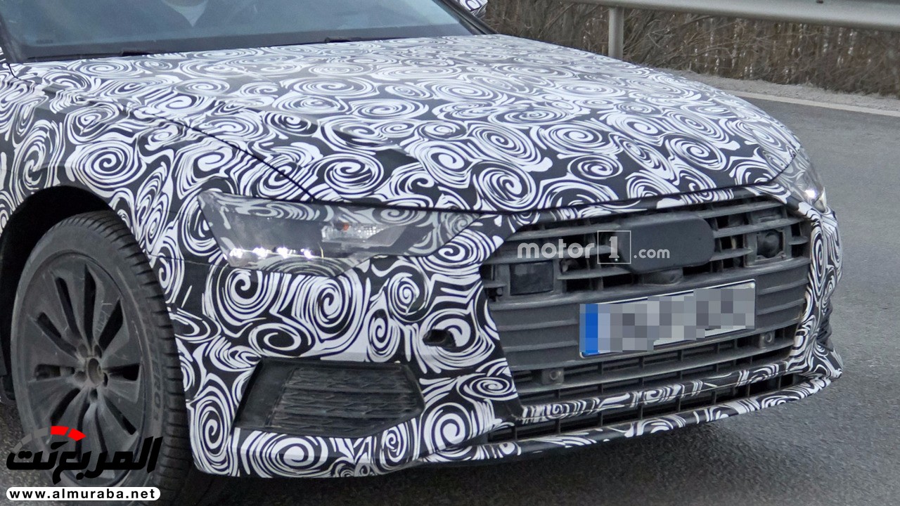 "صور تجسسية" لأول مرة أثناء اختبار الجيل القادم من "أودي" Audi 2019 A6 7