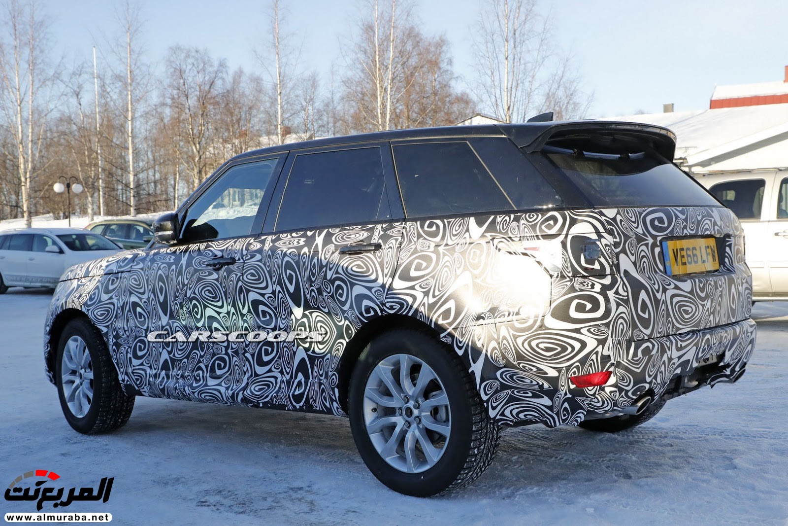"صور تجسسية" أثناء اختبار رنج روفر سبورت ذات المكونات الهجينة بشمال السويد Range Rover Sport PHEV 2019 8