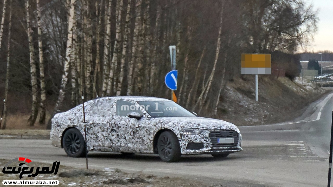 "صور تجسسية" لأول مرة أثناء اختبار الجيل القادم من "أودي" Audi 2019 A6 8