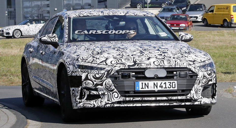 أودي A7 الجديدة كليا 2018 تصل في سبتمبر المقبل بنسخة ذات مكونات هجينة ضمن نطاقها Audi 5
