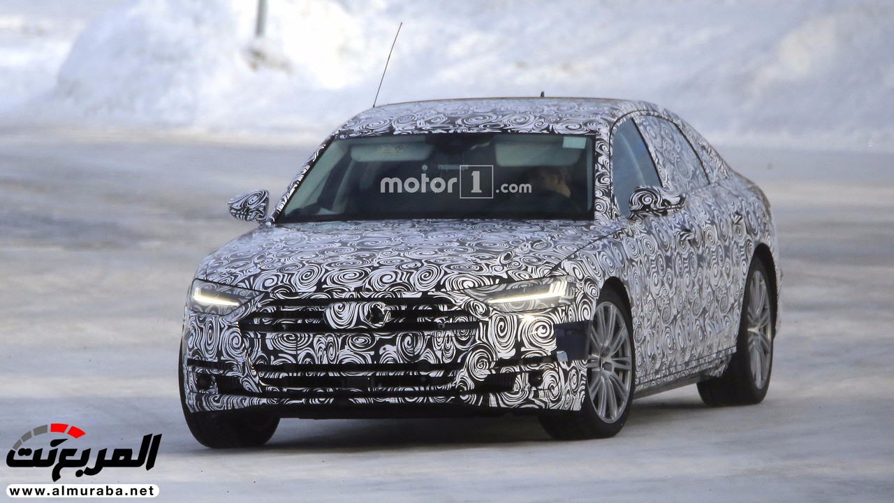"صور تجسسية" أثناء إجراء الاختبارات الشتوية على نسخة الأداء "أودي" Audi 2019 S8 1