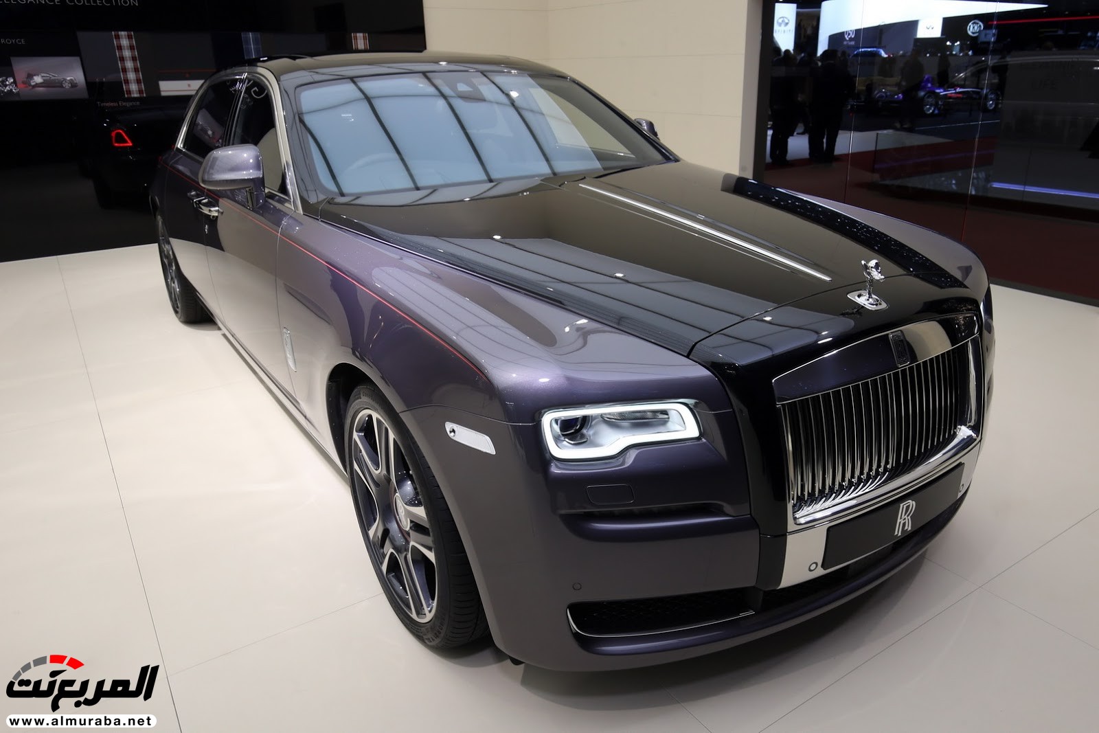 "رولز رويس" تجلب جوست إيليجانس المطلية بالألماس إلى معرض جينف Rolls-Royce Ghost Elegance 3