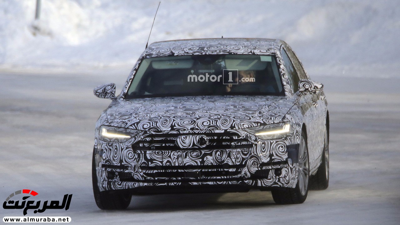 "صور تجسسية" أثناء إجراء الاختبارات الشتوية على نسخة الأداء "أودي" Audi 2019 S8 3