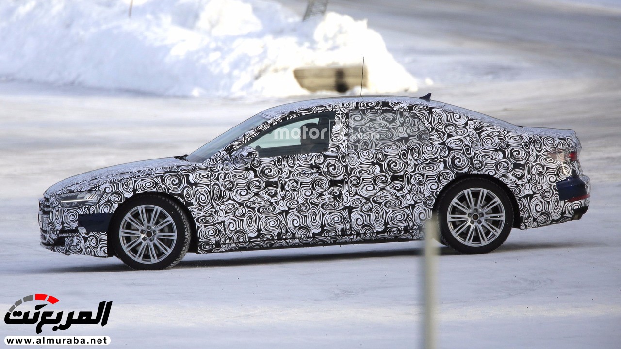 "صور تجسسية" أثناء إجراء الاختبارات الشتوية على نسخة الأداء "أودي" Audi 2019 S8 7