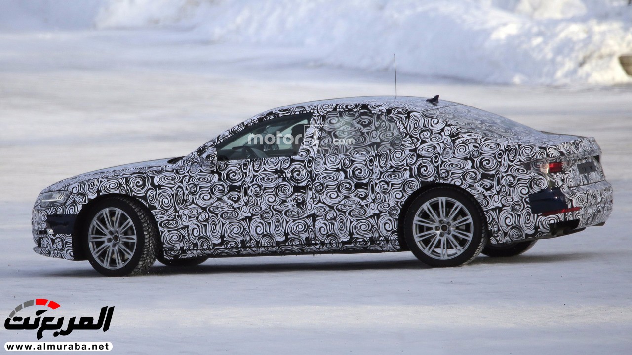 "صور تجسسية" أثناء إجراء الاختبارات الشتوية على نسخة الأداء "أودي" Audi 2019 S8 7
