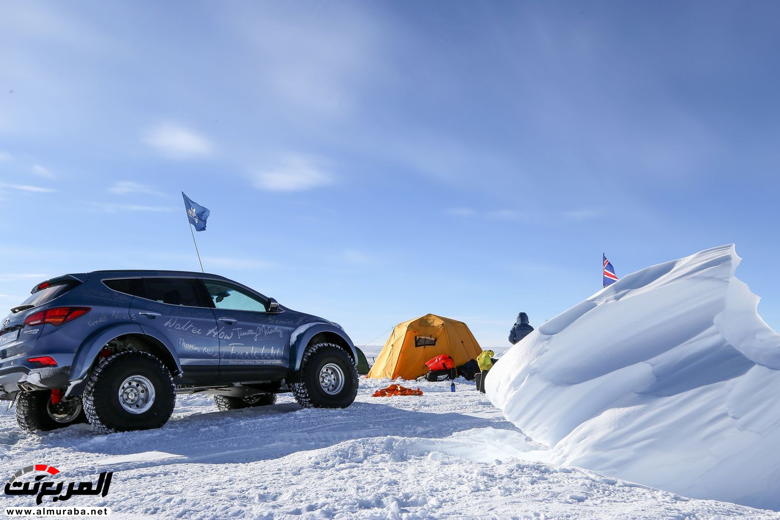 "هيونداي سانتا في" تنجح للمرة الأولى في العالم بإجتياز الكثبان الثلجية في الأنتاركتيكا! 27