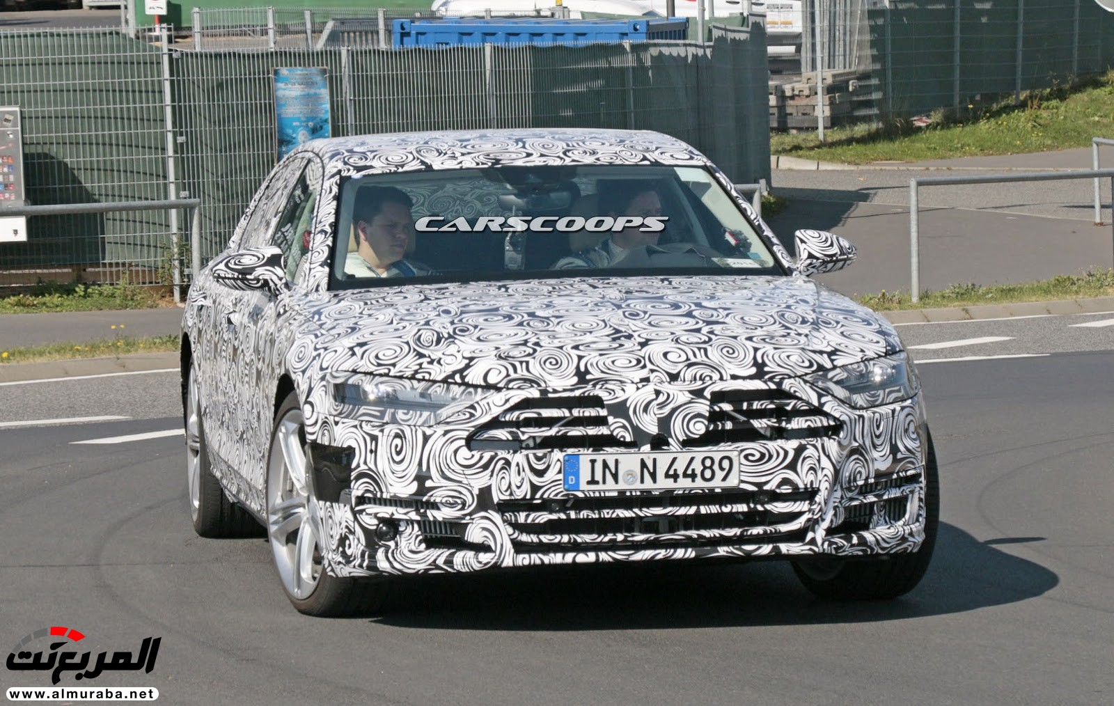 اودي A8 2018 الجديدة كلياً تظهر خلال اختبارها وقبل تدشينها رسمياً "صور وفيديو" Audi A8 15