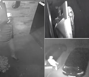 “فيديو” شاهد لصان يسرقان سيارة  BMW X5 دون عناء من أمام باب منزل أصحابها