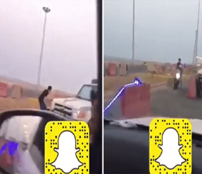 “فيديو” شاهد مطاردة عنيفة على أحد طرق محافظة الوجه التابعة لمنطقة تبوك