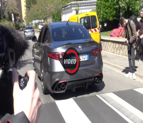 “فيديو” شاهد ألفا روميو جوليا تجوب شوارع موناكو Alfa Romeo Giulia Quadrifoglios