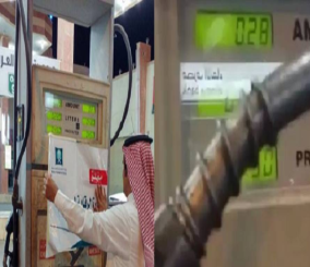 “فيديو” شاهد تحايل في محطة وقود بالسعودية مما تسبب في إغلاقها