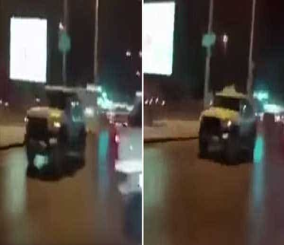 “فيديو” شاهد الواقعة الثانية للسير بشكل معكوس في أحد شوارع الرياض خلال يومين