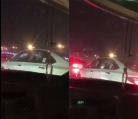 “فيديو” شاهد مواطن يوثق قيام فتيات بقيادة السيارة بعد نصف ساعة من القرار التاريخي