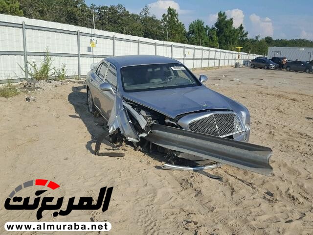 بنتلي مولسان تدمر في حادث وتعرض للبيع مقابل 49 ألف ريال 21