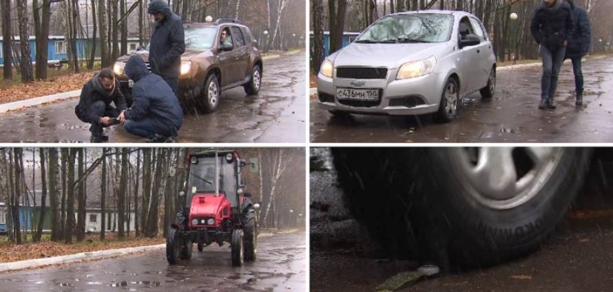 “بالفيديو” شاهد سيارات تسير فوق ساعة روسية جديدة لتختبر قوتها