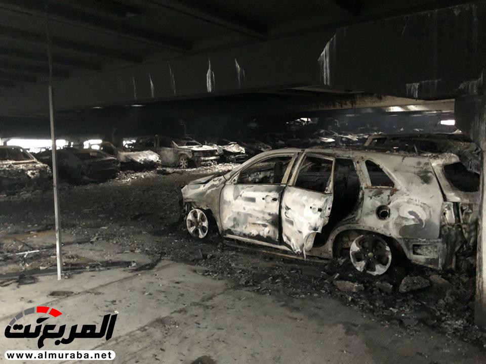 "بالفيديو والصور" 1,400 سيارة دمرت بالكامل بحريق مرآب في ليفربول 42