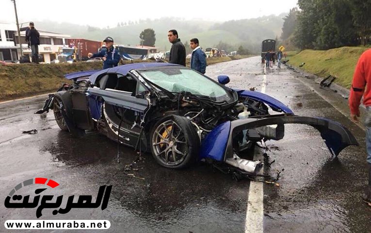"بالفيديو والصور" مكلارين 650S ومرسيدس GT S AMG وبورش بوكستر يتحطمون بحادث في كولومبيا 33