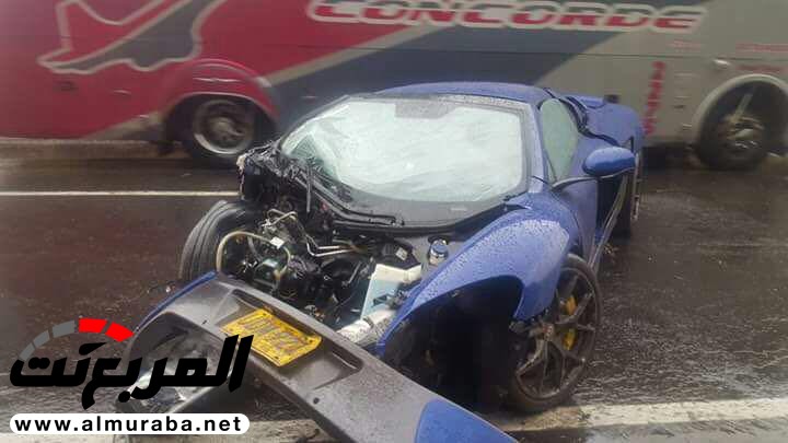 "بالفيديو والصور" مكلارين 650S ومرسيدس GT S AMG وبورش بوكستر يتحطمون بحادث في كولومبيا 10