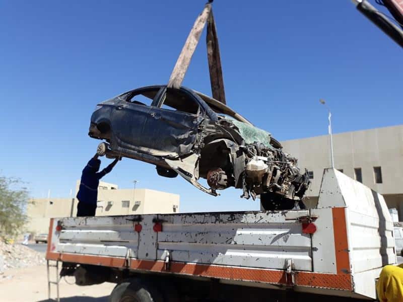 “بالصور” إزالة 331 سيارة تالفة من السياحات والطرقات بالعاصمة الرياض