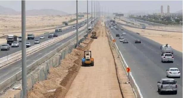 "وزارة النقل" تنفذ طريق جدة – مكة المكرمة المباشر 2