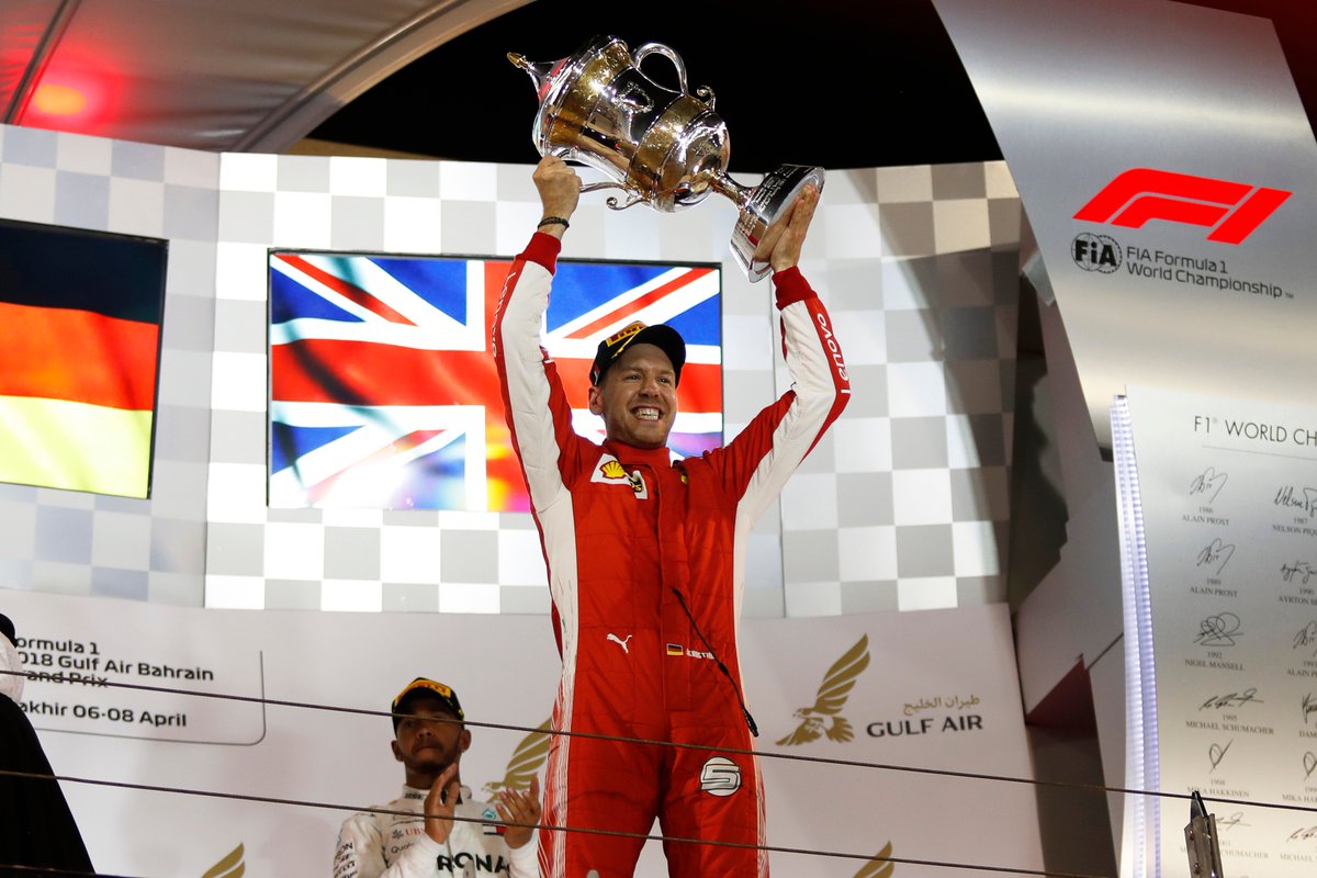 جائزة البحرين الكبرى: فوز سيباستيان فيتيل أمام ثنائي مرسيدس بأعجوبة