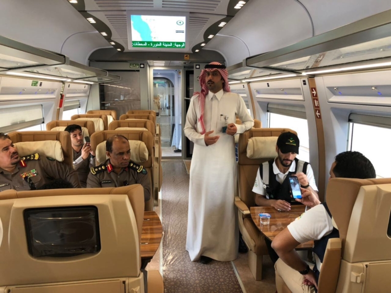 إنطلاق قطار الحرمين السريع في رحلة بين رابغ والمدينة المنورة 14