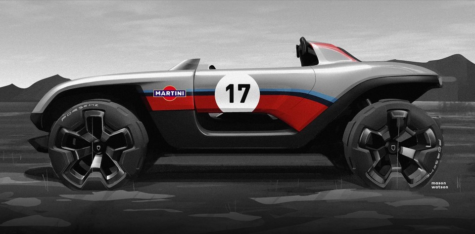 سيارة بورش لسباقات الصحراء تظهر في صور افتراضية 53
