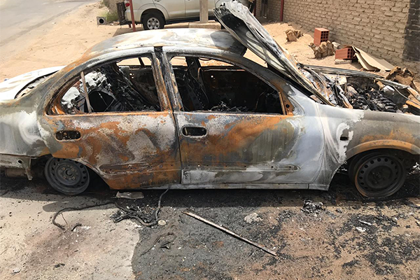 تفاصيل إحراق سيارة مواطنة في مكة المكرمة والقبض على الجناة