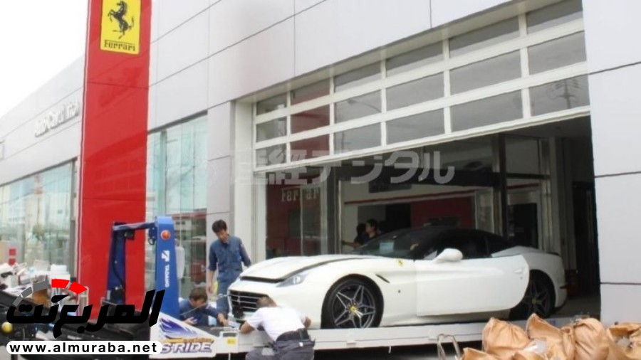 إعصار اليابان يدمر سيارات فيراري بقيمة 34 مليون ريال 2