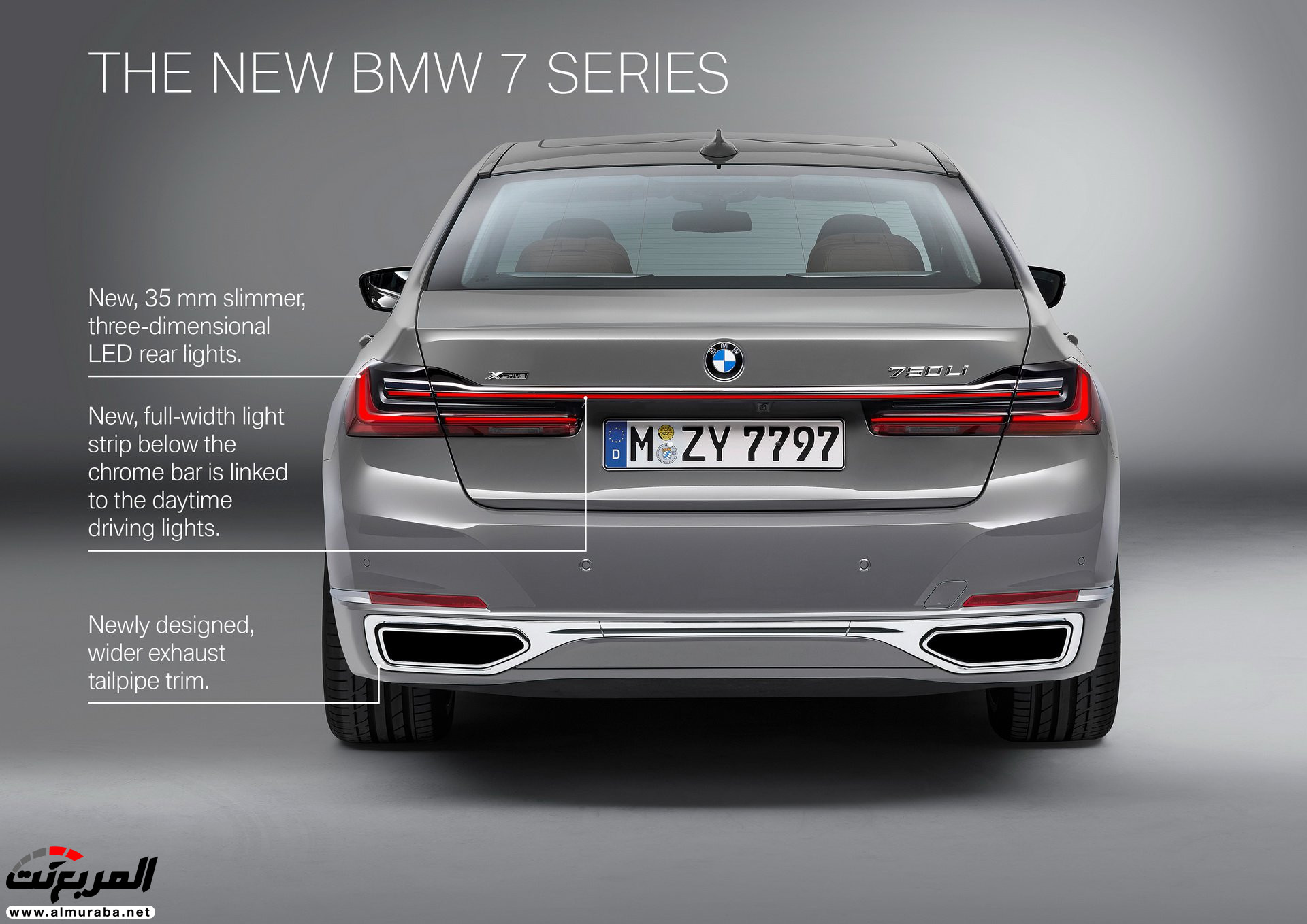 بي ام دبليو الفئة السابعة 2020 المحدثة تكشف نفسها رسمياً "صور ومواصفات" BMW 7 Series 27