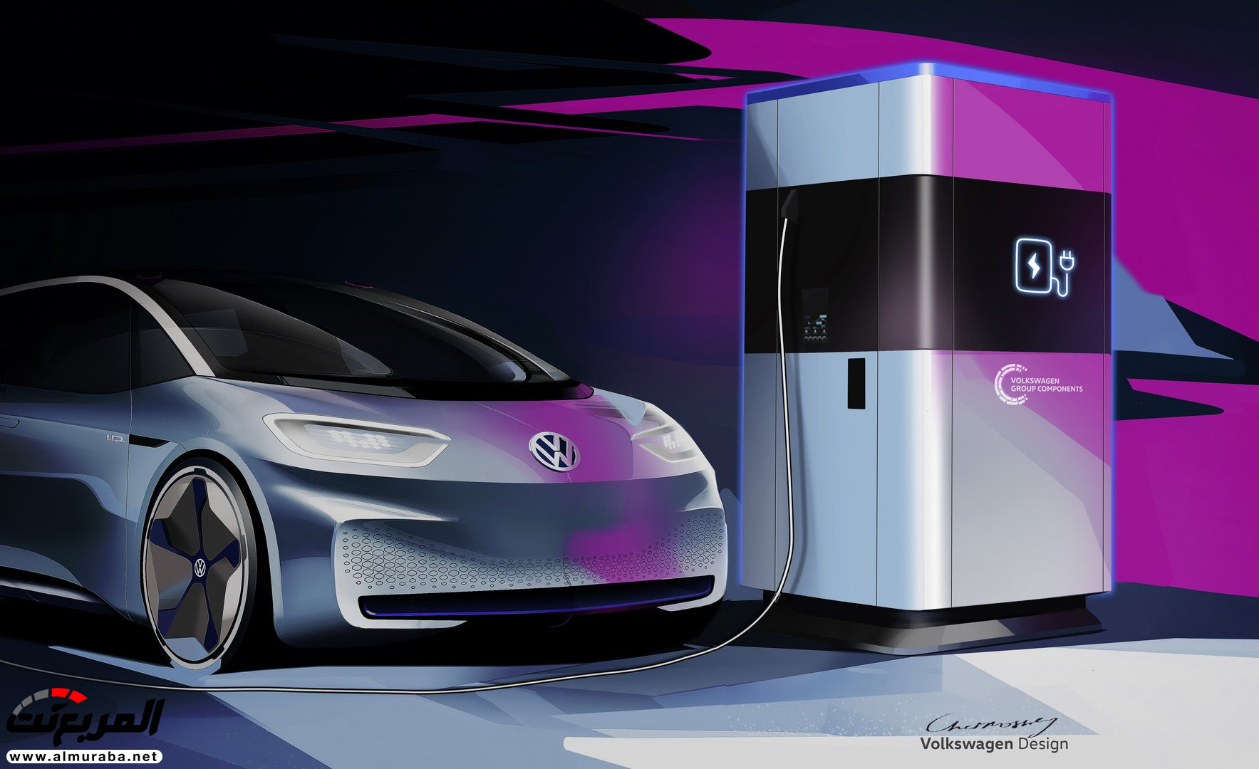 فولكس واجن تصنع بنوك طاقة متنقلة للسيارات الكهربائية 2