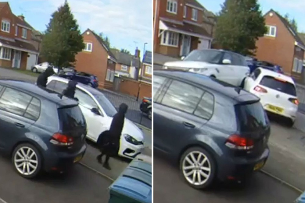 “بالفيديو” جار شجاع يحبط عملية سرقة بسيارته