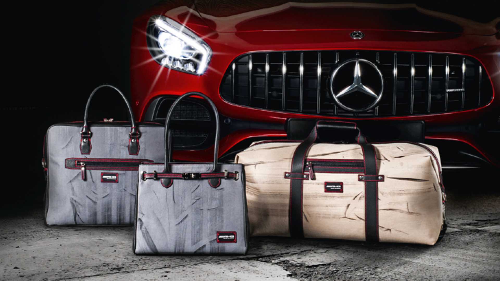 "بالفيديو والصور" مرسيدس AMG تطلق مجموعة حقائب سارت عليها سيارتها GT R 1