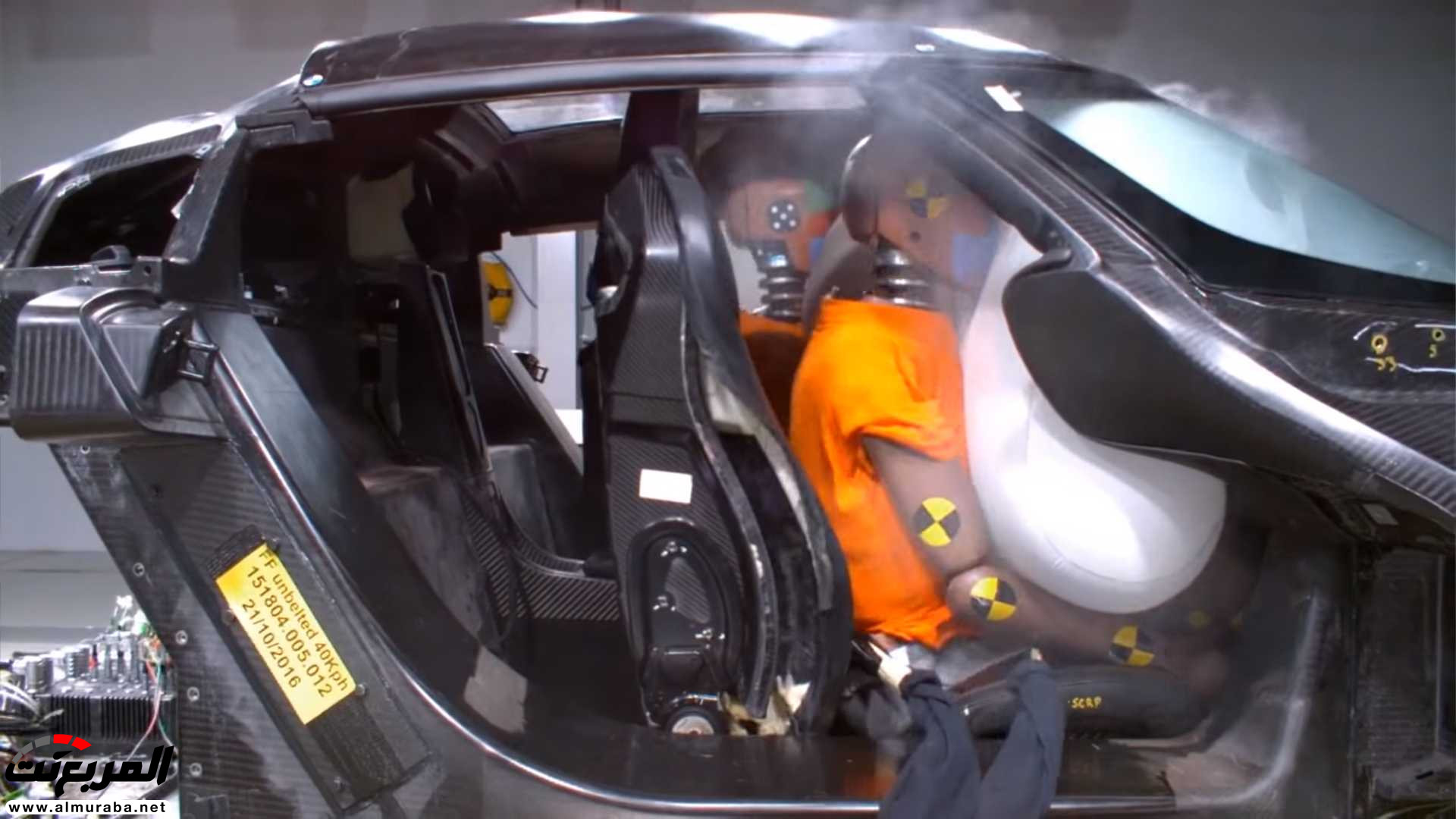 "بالفيديو" اختبار تصادم سيارة كوينيجسيج بقيمة 7.5 مليون ريال! 12
