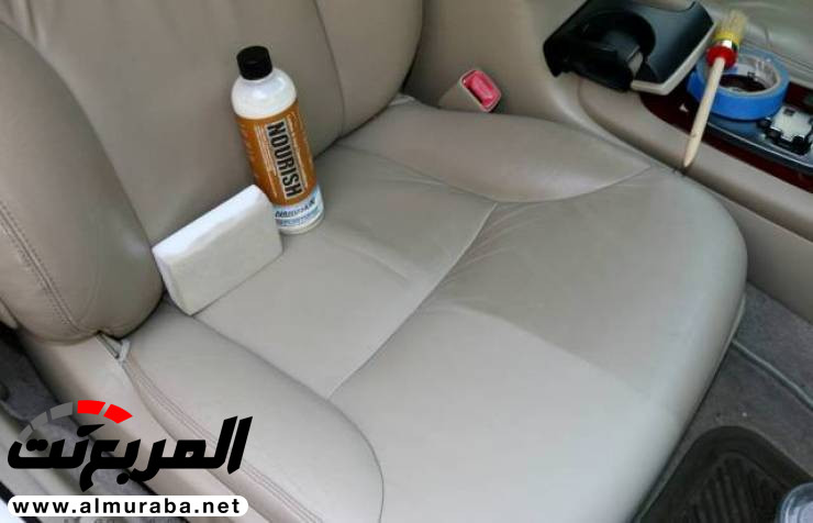 طرق إزالة البقع من جلد مقاعد السيارة 10