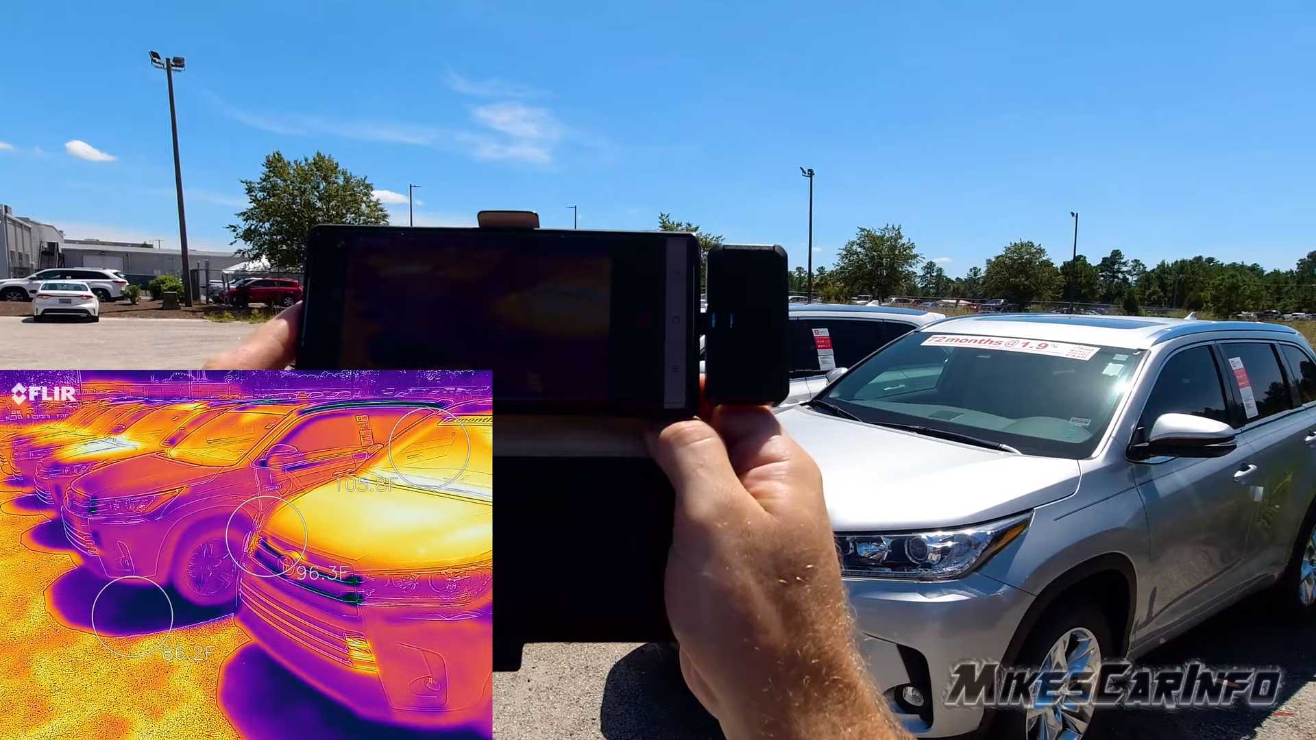 “بالفيديو” لأي مدى تختلف درجة حرارة السيارة اعتماداً على لونها؟