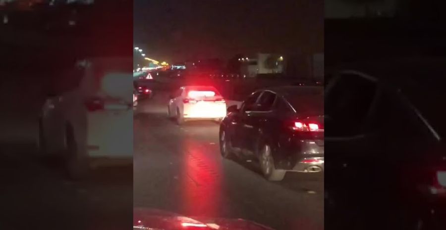 "بالفيديو" شاهد تعامُل المرور السري مع متهورين يقودون بسرعات جنونية ليلاً بالرياض 1