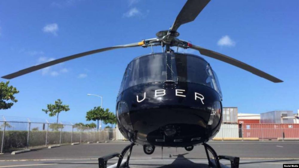 اوبر تُطلق خدمة “أوبر كوبتر” للنقل بالطائرات المروحية